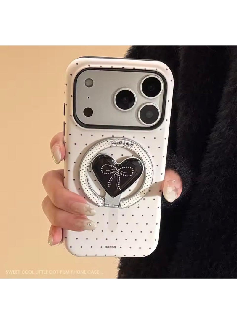 Multi Impex iPhone 17 Pro Max Cute Fashion Love Magnetic Stand Holder Case - Image 5